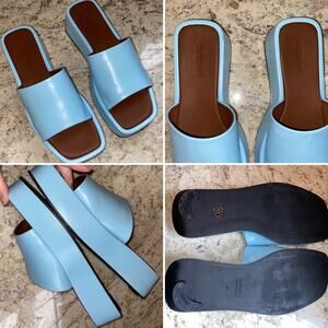 Svegan Spain Sandal Shoes Janice Maui Blue EU40 US10 EUC